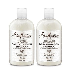 시어모이스쳐 코코넛오일 데일리 하이드레이션 샴푸 Shea Moisture Hydration 384ml 2개