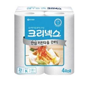 크리넥스 KLX 안심 클래식 키친타올 150매 4롤 (S39634176)