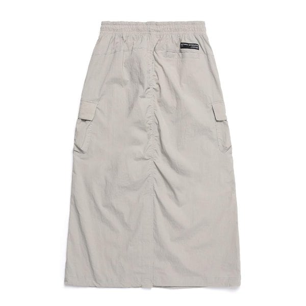 [여주점] N251WSK080 여성 시그너스 우븐 스트레치 카고 포켓 스커트 MOURNING BEIGE