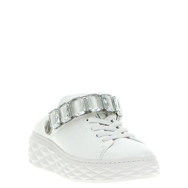 [해외배송] 24SS 지미추 스니커즈 DIAMONDMAXICRYSTALNDLWHITECRYSTAL Wh