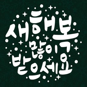 크리스마스 스티커 윈도우 시트지 LMXM-040 캘리 새해 복