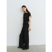 TVR SHEER LAYERED SKIRT PANTS_2COLORS