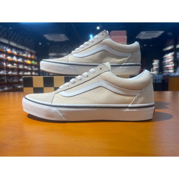 [여주점] (남여공용) 스니커즈 올드스쿨 컬러띠어리 (베이지) (VN000D6WCHW)