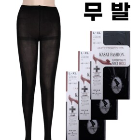 카사이 80D스타킹 무발스타킹 검정스타킹