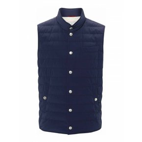 남성 Waistcoats Gilets 패디드 베스트 MM4911711CFF83 Blue /8