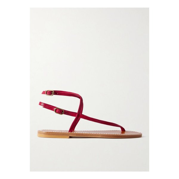 아바코 리자드 이펙트 가죽 샌들 레드 46376663162859875