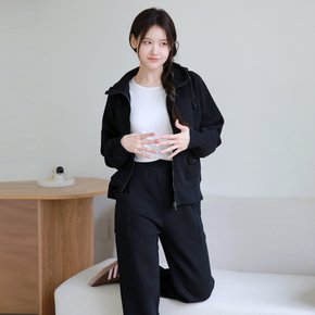 [최초가 99,900원][르포엠]에디트 기모 후드 집업+스트레이트 팬츠 셋업