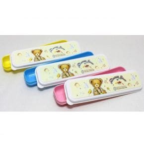 데니베어 수저케이스 대(색상랜덤)/숟가락통 어린이집 유치원 도시락 소풍