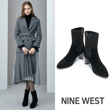 NINE WEST 나인웨스트 리얼 무스탕 부츠 NW006