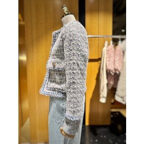 [시흥점] 여성 프린지 트위드 금장 자켓 (ER1JJ201)