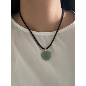 Gemstone Heart Necklace_NC290