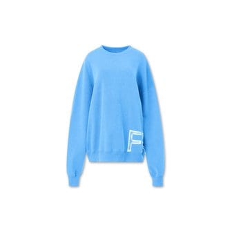 프랭클리슬리핑 Frankly Pigment Washing Sweatshirt - Skyblue