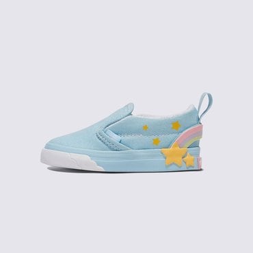 반스 토들러 Slip-On 슬립온 벨크로 스타 블루 VN000D4FBER1