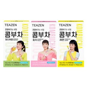 티젠 콤부차 파인애플 +피치 +레몬 (30스틱)