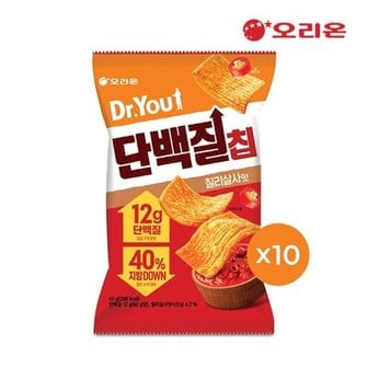  오리온 닥터유 단백질칩 칠리살사맛(60g) x 10개