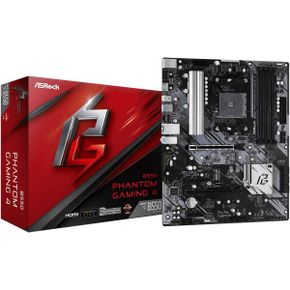 미국 애즈락 메인보드 ASRock 마더보드 B550 Phantom Gaming 4 Supports AMD AM4 Socket Ryzen™