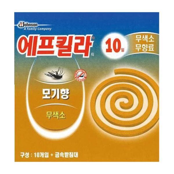 좀약 SC존슨 모기향 10입 X ( 4매입 )