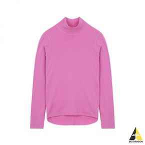 아워레가시 여성 ARCH 터틀넥 긴팔 티셔츠 핑크 W4226CC