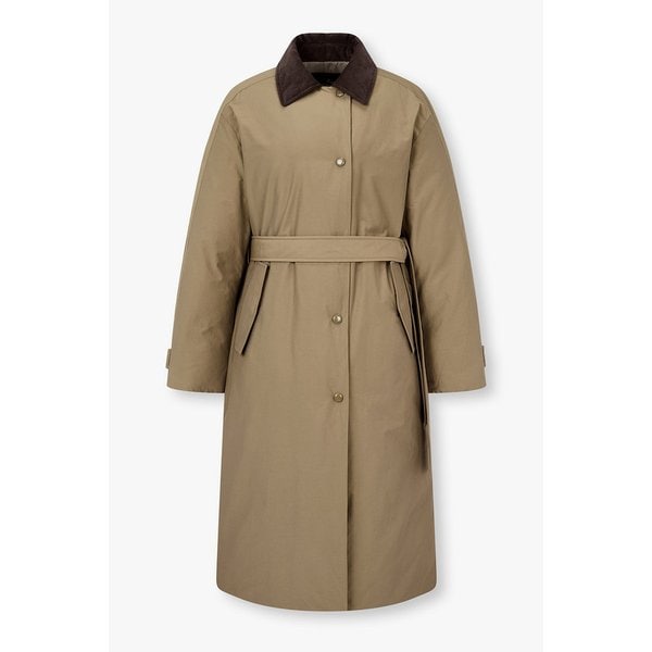 코듀로이 카라 다운 코트 7215417X04160