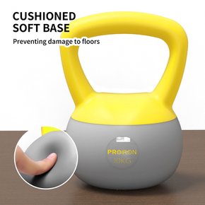 PROIRON 케틀 벨 부드러운 10kg kettlebell 철 구슬 모래 철 충전