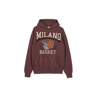 와일드동키 [와일드 동키] FW25 공용 바스켓 후디 FC BASKET DYED OLD BURGUNDY