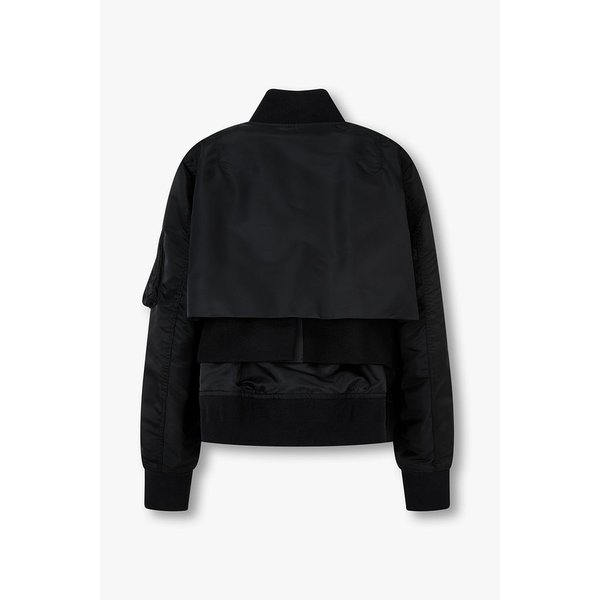 여성 멜턴 패치 나일론 트윌 블루종 6415301506000