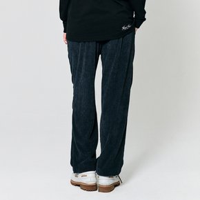 HEAVY WEIGHT CORDUROY STRAIGHT PANTS-CHARCOAL