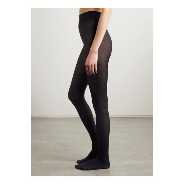 골지 니트 타이즈 블랙 1647597359126152