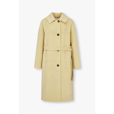 GCUT [지컷24F/W]벨티드 버튼업 캐시미어 블렌드 코트(7214416203)