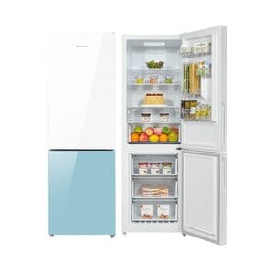 캐리어 KRNC312MSM1 312리터 일반 소형 미니 파스텔 콤비 냉장고 무료설치배송