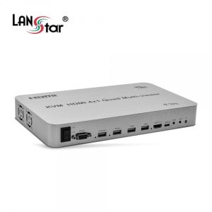 엠지솔루션 LANSTAR LS-HDM402KVM-4K HDMI 4:1 KVM 멀티뷰어