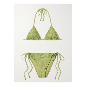 아크네스튜디오 프린트 삼각 비키니 그린 1647597332486688