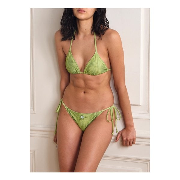프린트 삼각 비키니 그린 1647597332486688