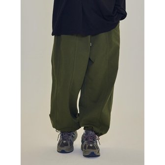 카고브로스 CB COTTON WIDE JOGGER PANTS (KHAKI)