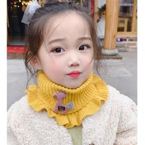 아동 기린 프릴 넥워머 목도리