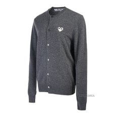 FW24 공용 하트 와펜 가디건 AX N061 051 3 GREY AXN0610513GREY