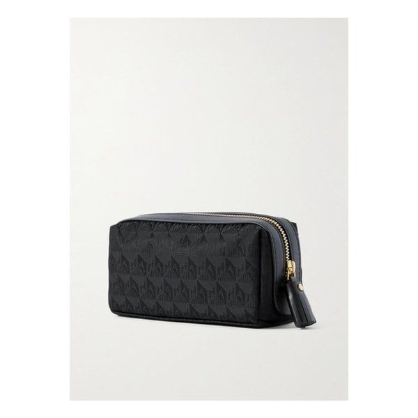 가죽 트리밍 자카드 코스메틱 파우치 46376663162900924
