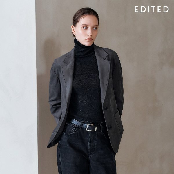 에디티드 Faux 스웨이드 자켓 (25FW)