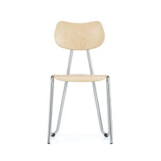 [이노메싸/L&C stendal] Arno 417 Chair Natural / Chrome 네추럴 / 크롬 (예약주문)