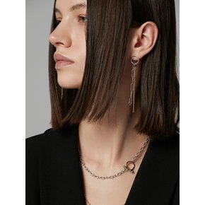 [Silver 925] multi-way stud&drop earrings