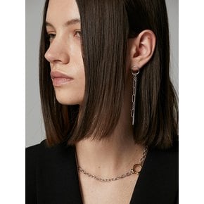 [Silver 925] multi-way stud&drop earrings