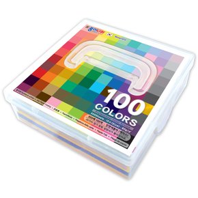 500매 100컬러 단면색종이(케이스)