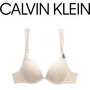 Calvin Klein Underwear 캘빈클라인 CK BLACK BRIDE 푸쉬업 브라팬티세트 QF6805 아이보리