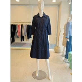 [여주점] [더 아이잗] 여성 스트링 데님 셔츠 원피스 (IR3M0OP721 )