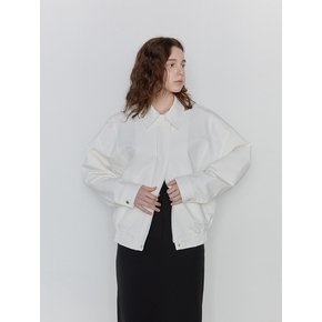 Spring Cotton Blouson - White