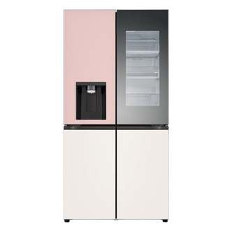 LG [LG전자공식인증점] LG 디오스 얼음정수기냉장고 오브제컬렉션 W824GPB472S (820L)(희망일)