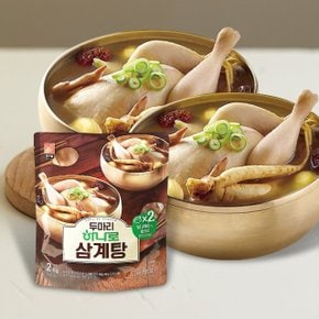 G[도드람] 통으로 두마리 하나로 삼계탕 2kg x 2팩