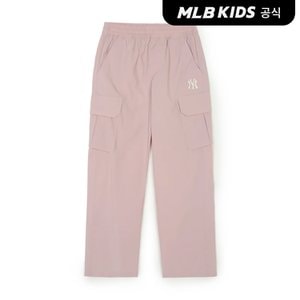 MLB키즈 (공식)24SS 베이직 카고우븐팬츠 NY (Mg.Pink) 7AWPCP141-50PKM