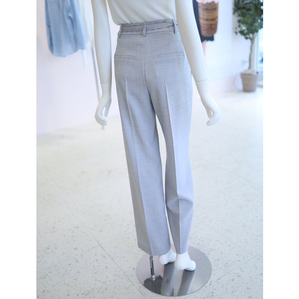 [여주점] 여성 벨티드 세미 와이드 팬츠 바지 YW6ML100
