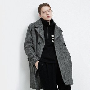 세미더블 코쿤실루엣 남자 코트 CXS24WWCTA20 GRY
